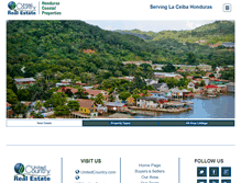 Tablet Screenshot of hondurascoastalproperties.com